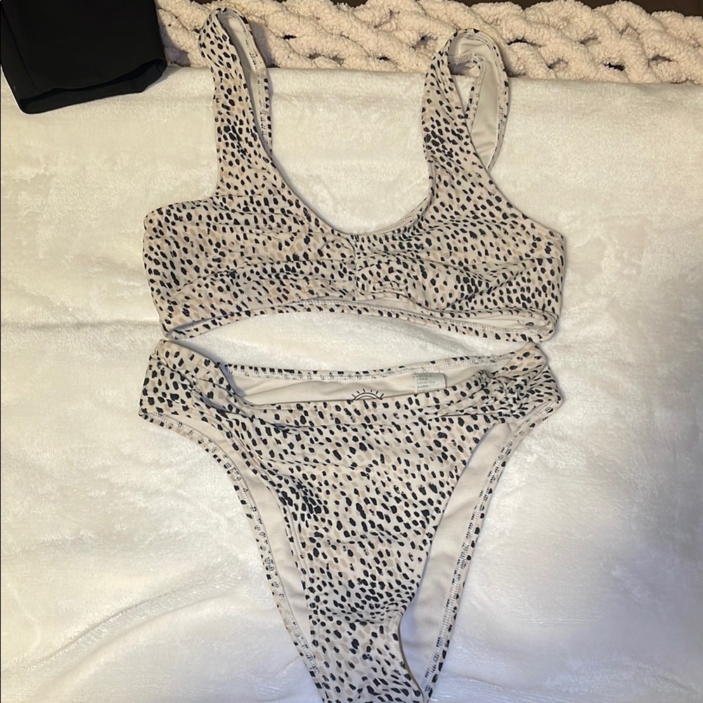 Leopard Print Bikini Set